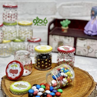 بانکه شیشه نقلی میوه ای مایا تکی