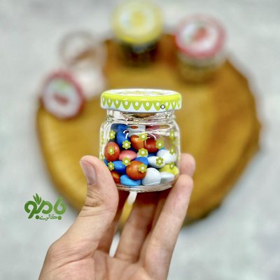 بانکه شیشه نقلی میوه ای مایا تکی